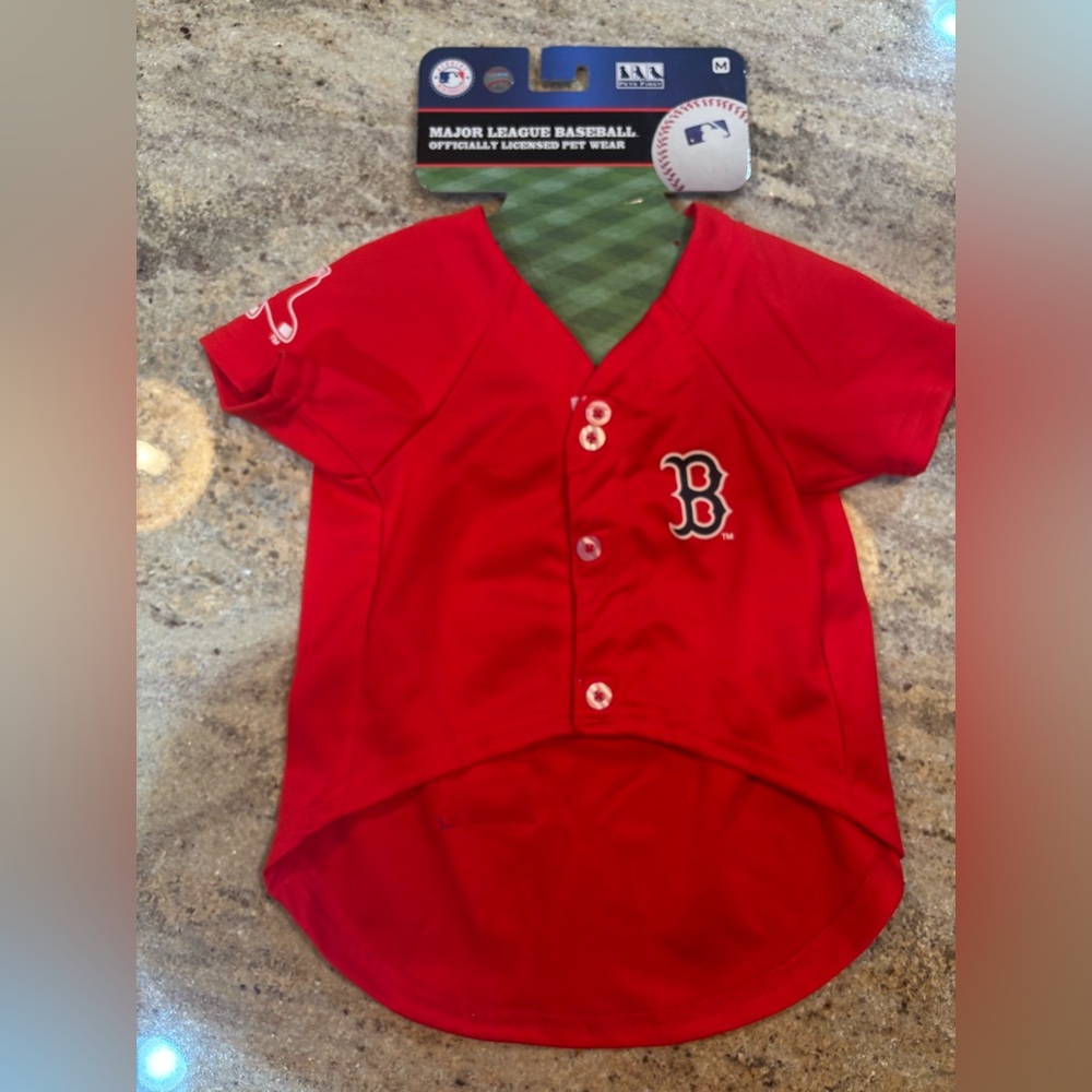MLB Dog Red Baseball Shirt